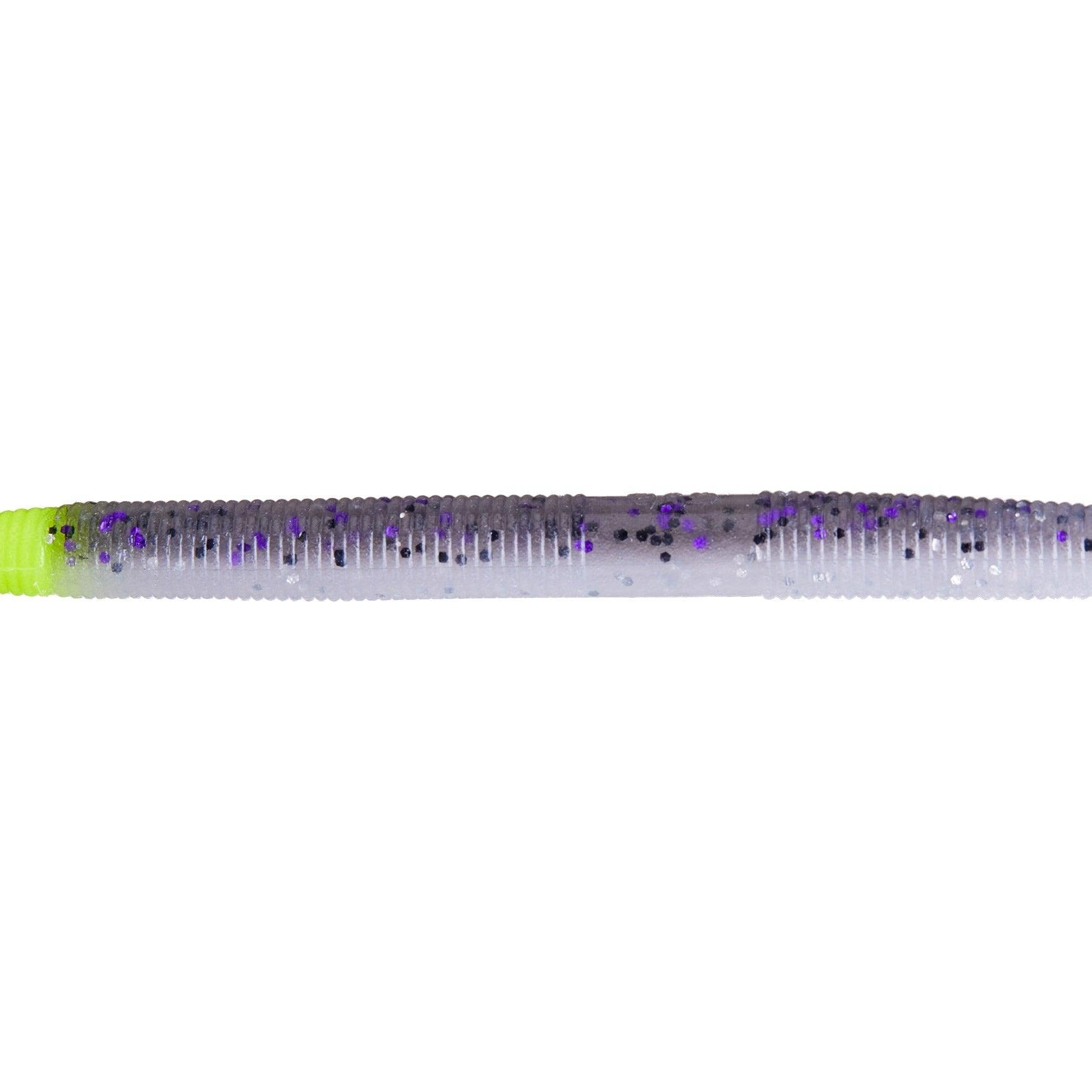 Yamamoto Senko 4" 214: Smoke Black Blue and Chartreuse