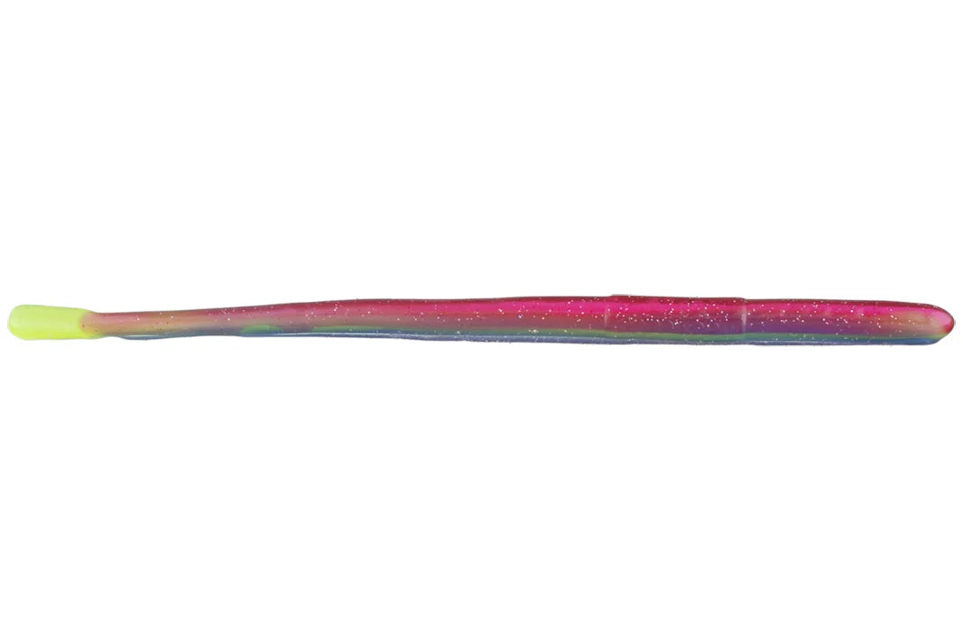 Roboworm Straight Tail 6" Morning Dawn Hologram