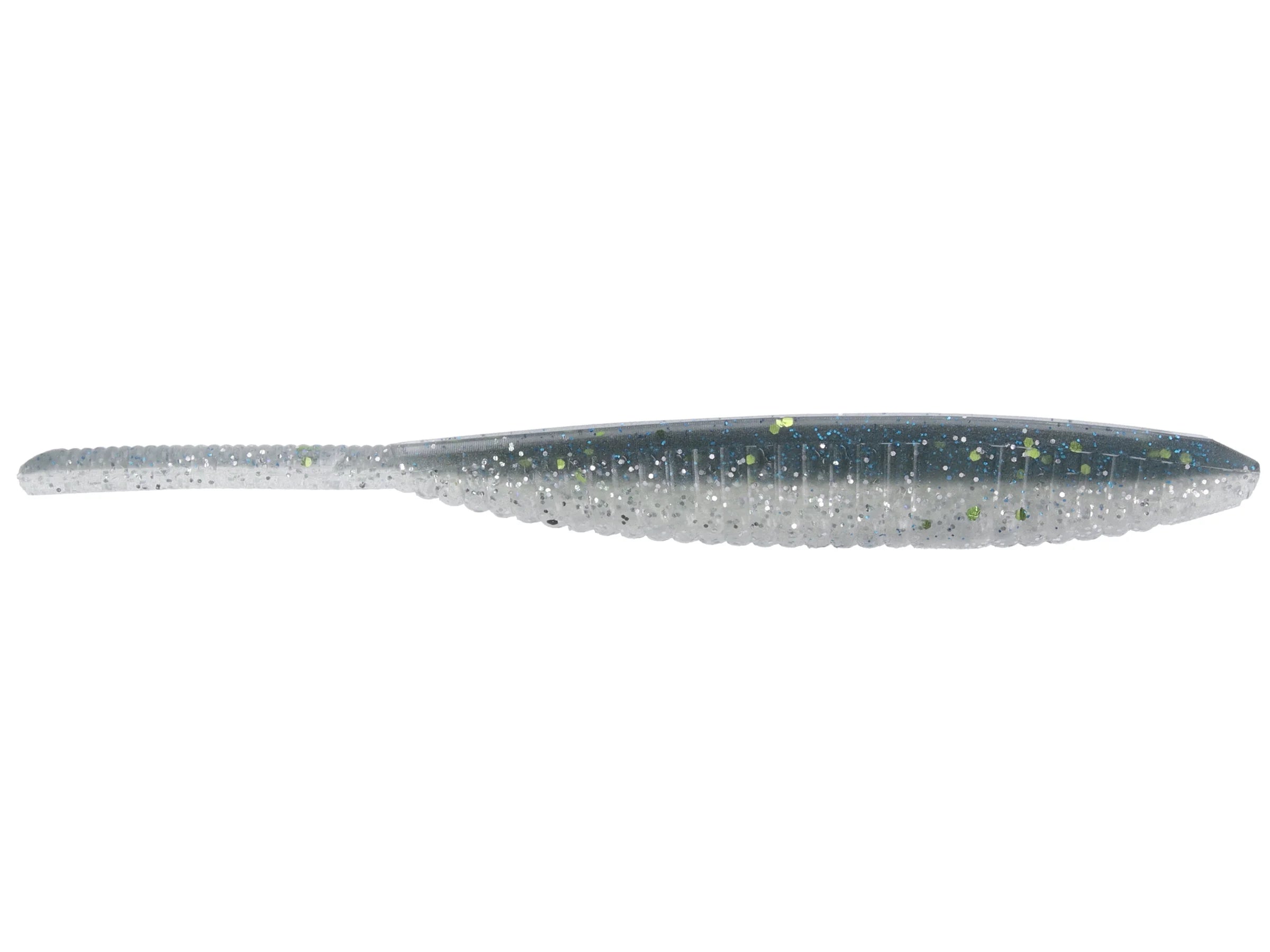 Yamamoto Shad Shape Worm Green Gizzard 9008