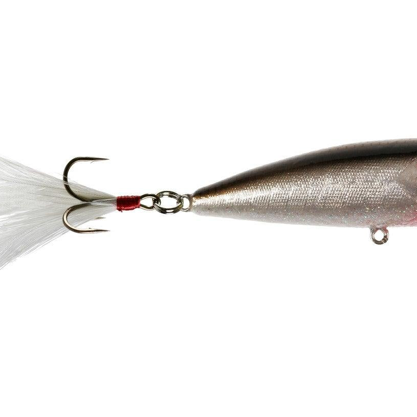 Yellow Magic 1/4 Poppers Smoke Shad