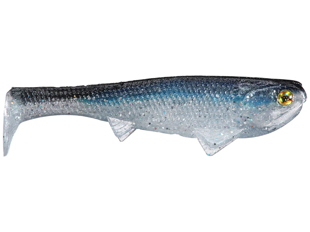 Optimum Baits Baby Boom Weedless Swimbait 4.5" Blue Shad #513