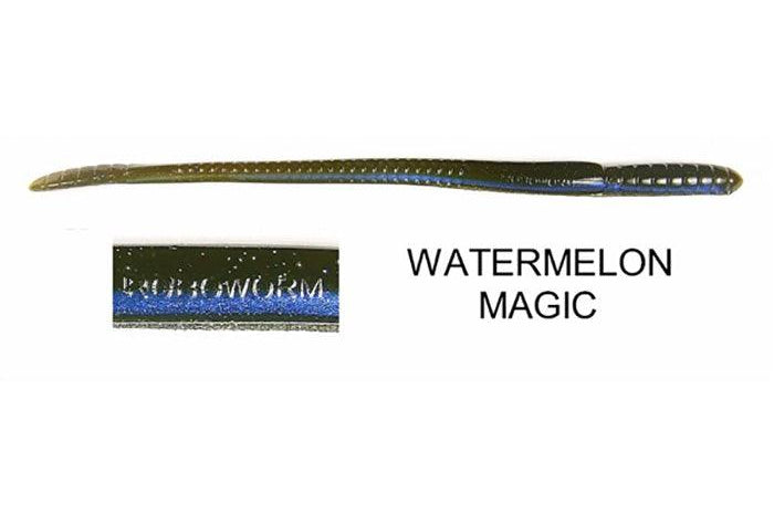 Roboworm Straight Tail 4.5" Watermelon Magic
