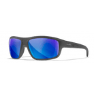 Wiley X Sunglasses WX Contend Matte Graphite Captivate Pol Blue Mirror