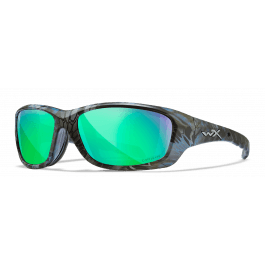 Wiley X Sunglasses WX Gravity Kryptek Neptune Captivate Pol Green Mirror