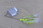 The Original Lunker Lure BuzzBait Chartreuse White Silver