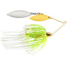 War Eagle Gold Screamin Eagle Spinnerbait White Chartreuse - DBL Wil Siv Gld 1 2oz