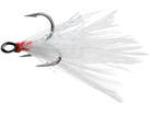 VMC X-Rap Tail Treble Hook 2pk Black Nickel White