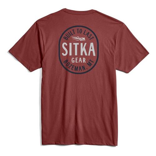 Sitka Built To Last Tee Redwood