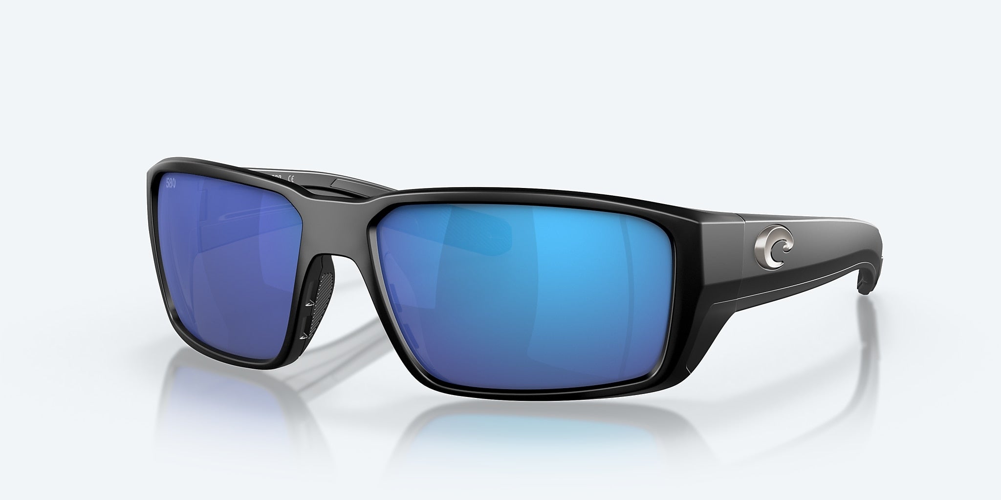 Costa Fantail Pro Matte Black - Blue Mirror Glass