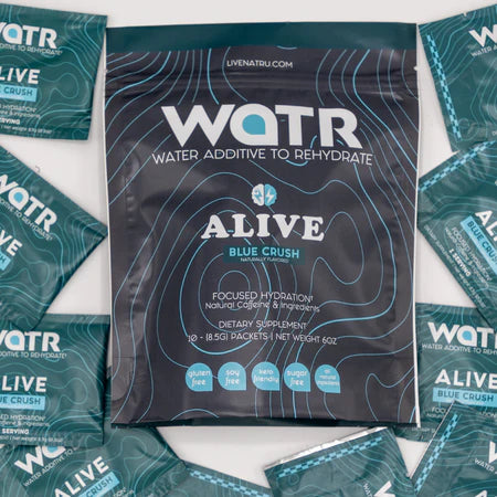 Watr Revive Accelerated Hydration Drink Water Additive Blue Crush