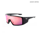 Waterland Men's Sunglass - BedFisher Black Frame - Rosewater Poly Lens