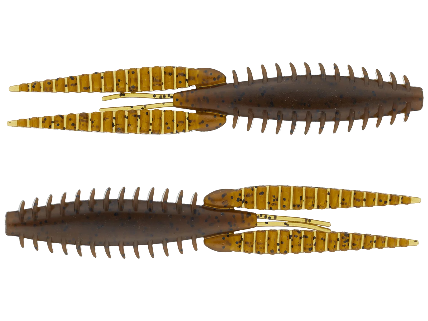 G-Ratt Baits Dixie Flip Craw Trailers 8pk TRD BROWN BLACK FLAKE