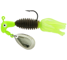 Blakmore Team Crappie Tamer-Ringed Body with Flare Tail Chartreuse Black