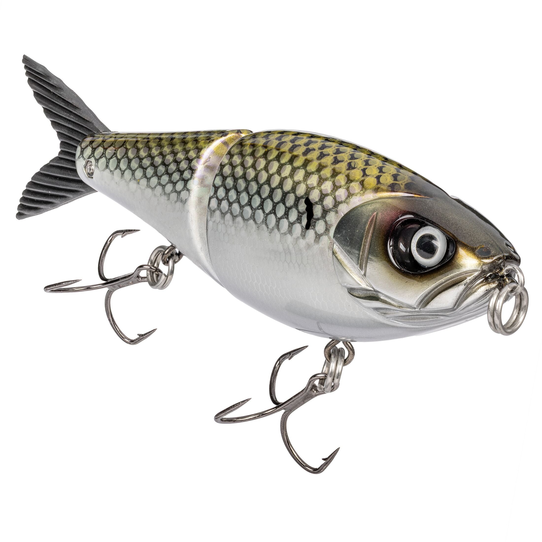 Strike King Hog Father Jr Glidebait Chrome Herring