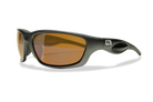 Amphibia Hydrafoil Sunglasses Gunmetal Amber Wave (Brown Base Blue Mirror)