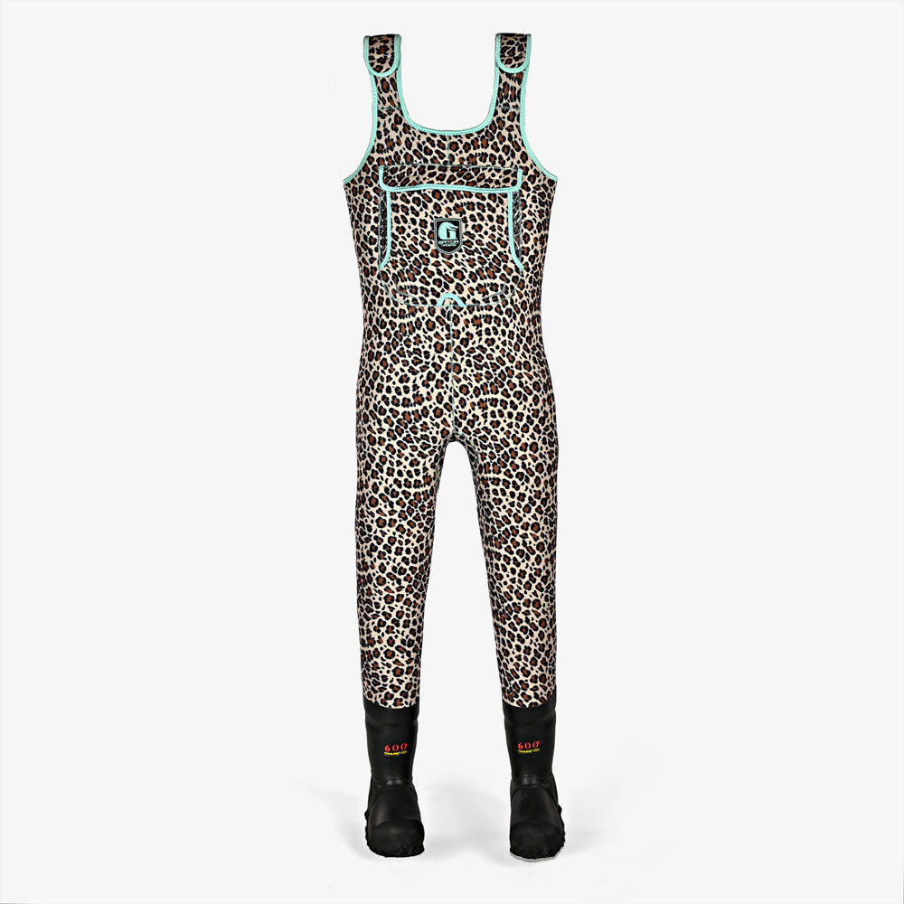 Gator Waders Womens Retro Neoprene Waders Lepard Medium 8