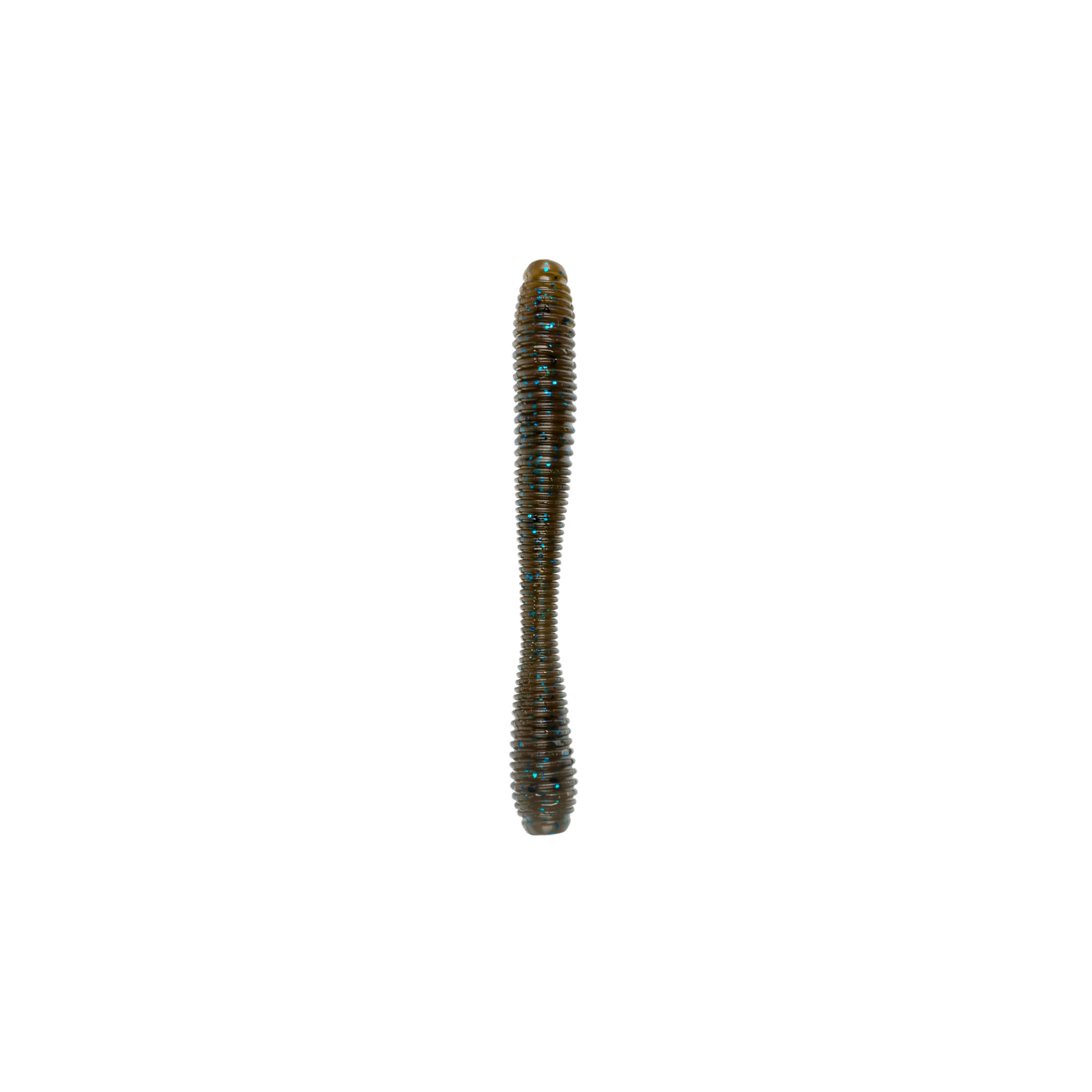 6th Sense Fishing Bounce Worm Green Pumpkin Blue