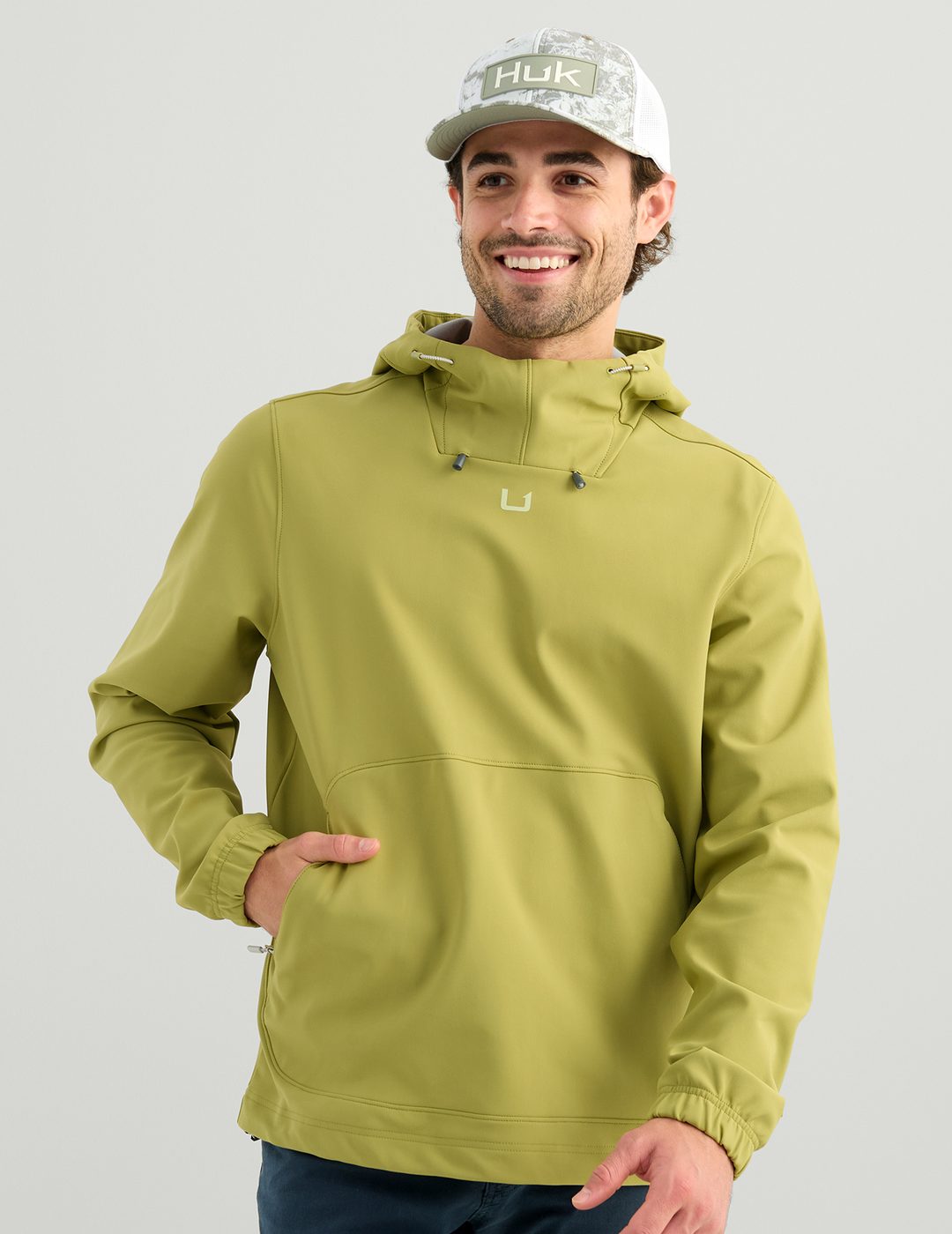 Huk Breaker Hooded Pullover Coastal Sage
