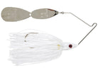 Head Hunter Rick Clunn Trickster Spinnerbait White Silver Glitter
