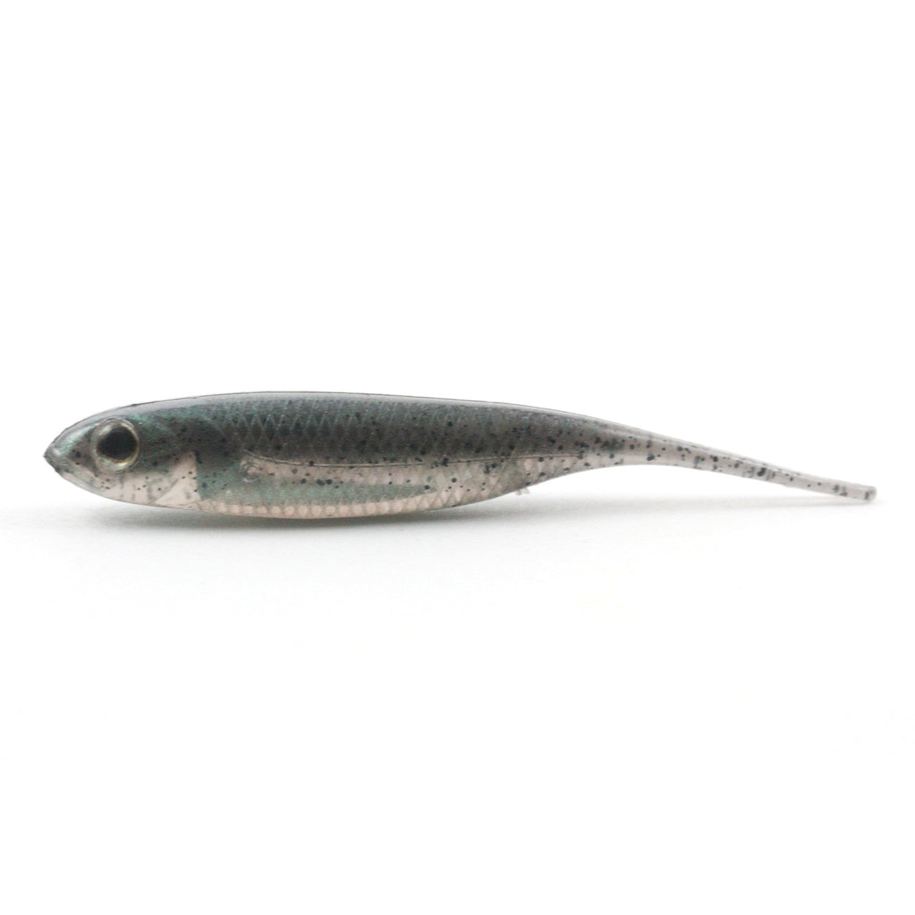 Fish Arrow Flash J Straight Tail Shad Neon Green Silver - 03