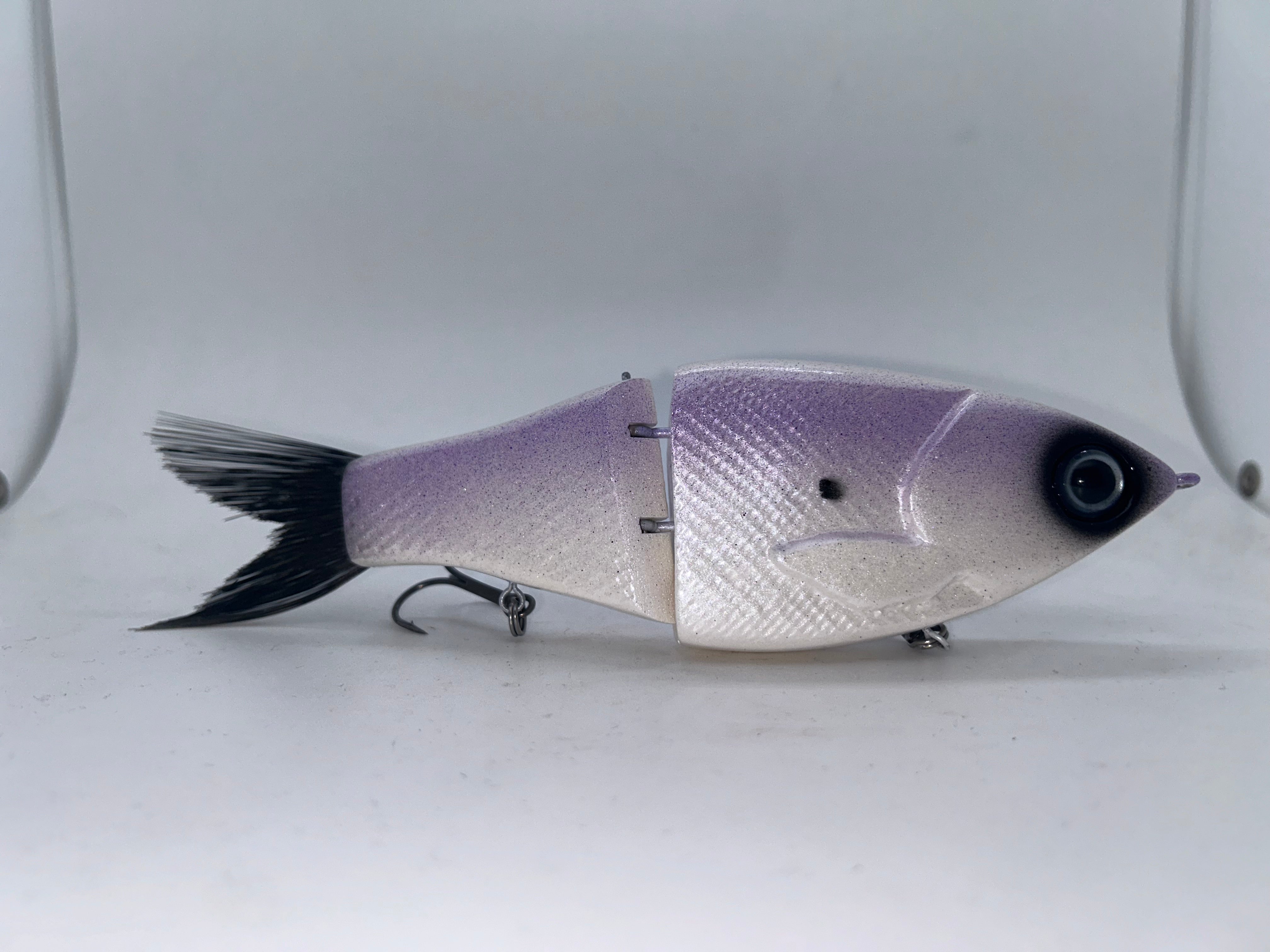 Clutch Swimbait Co. OG Glide Bait Purple Haze