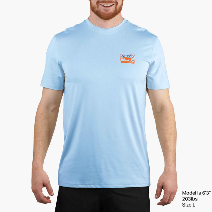 Aftco Short Sleeve Performance Shirt "Fetch"