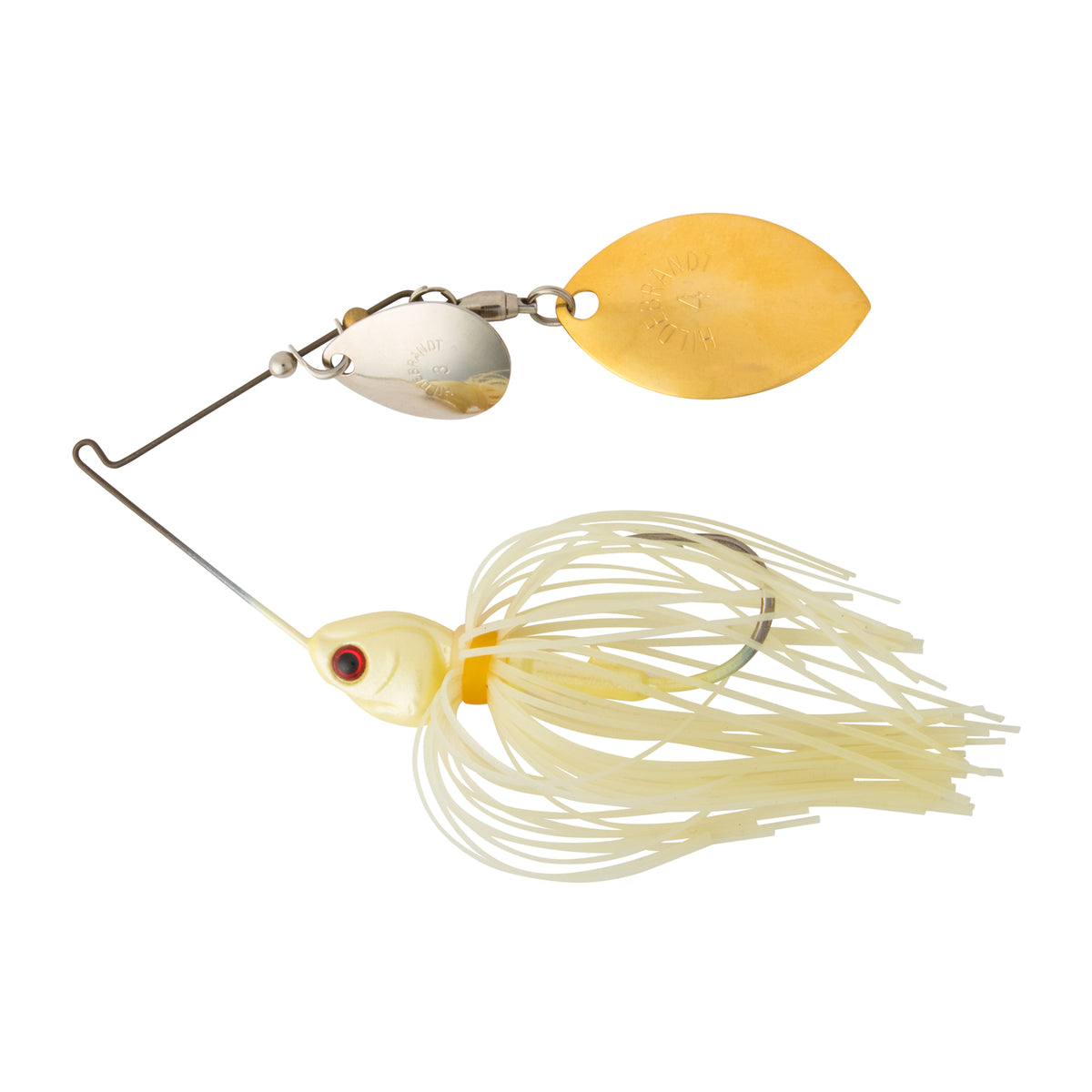 Booyah Covert Finesse Double Colorado Spinnerbait Bone 1 2oz