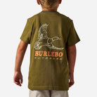 Burlebo Youth Short Sleeve Shirt Duck Wild - Hunter Green