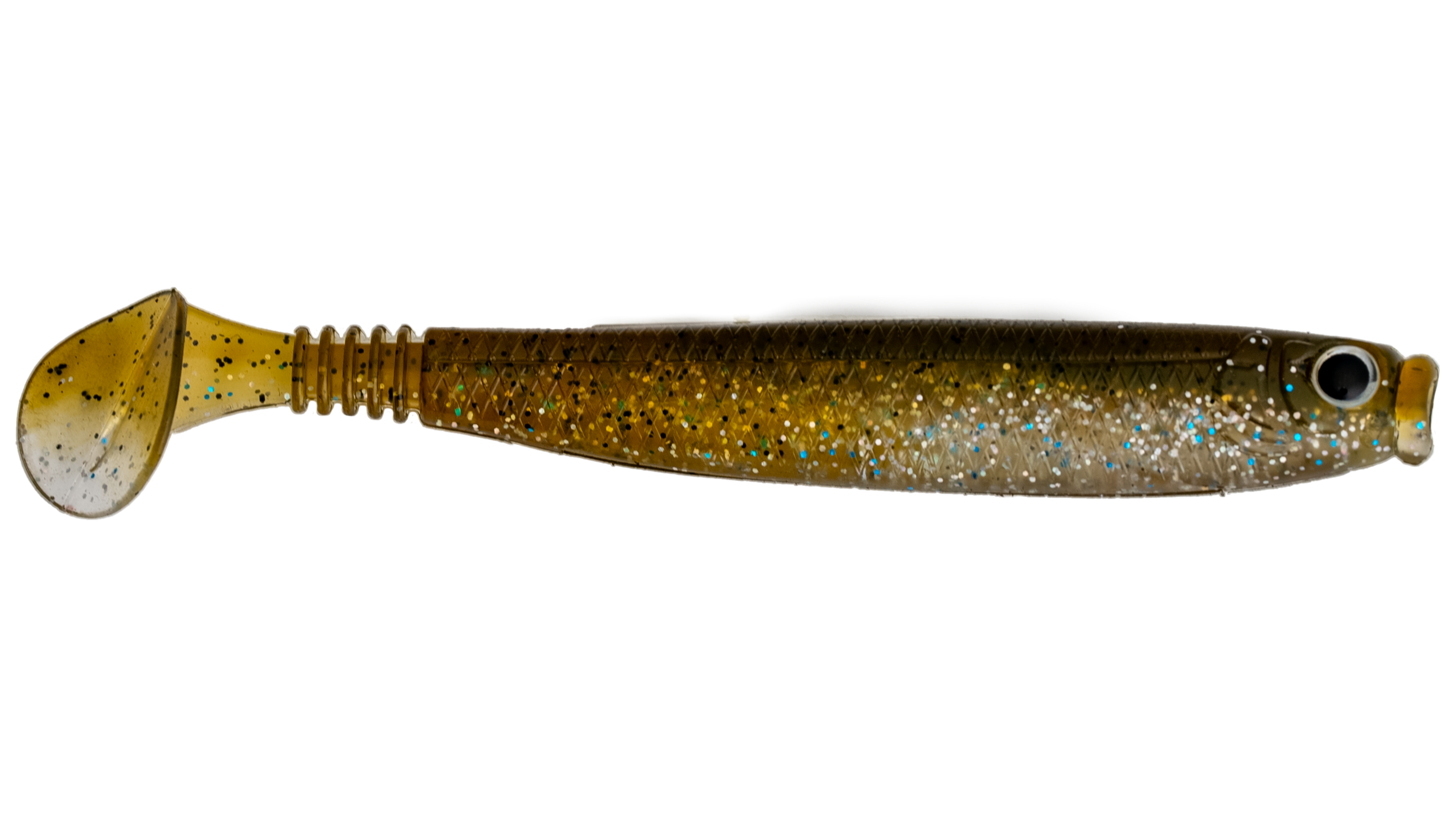 G-Ratt Baits Thin Swim Paddle Tail Swimbaits CRYSTAL SHAD