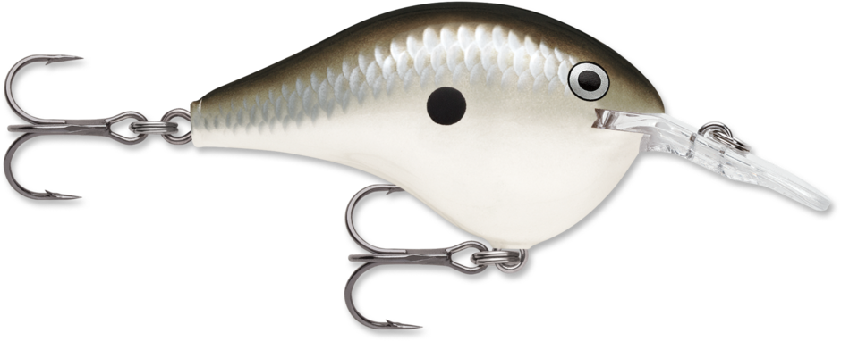 Rapala DT-6 Pearl Grey Shiner
