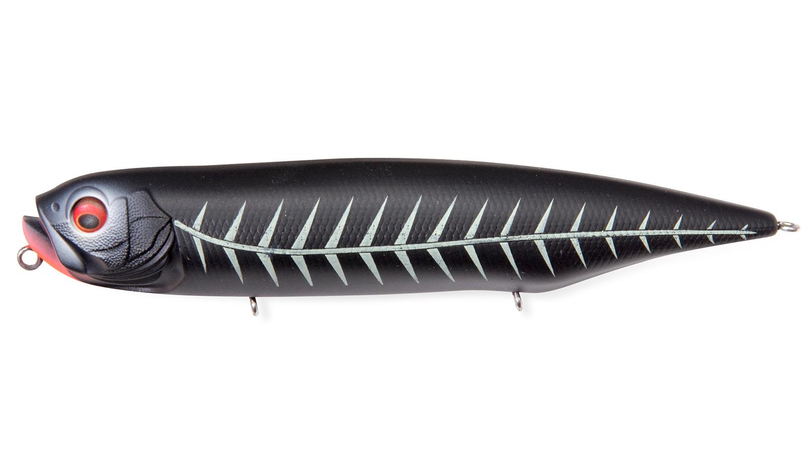 Megabass Dog-X Diamante Sonic Slide Walking Bait Mat Black Bone