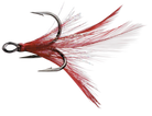 VMC X-Rap Tail Treble Hook 2pk Black Nickel Red White