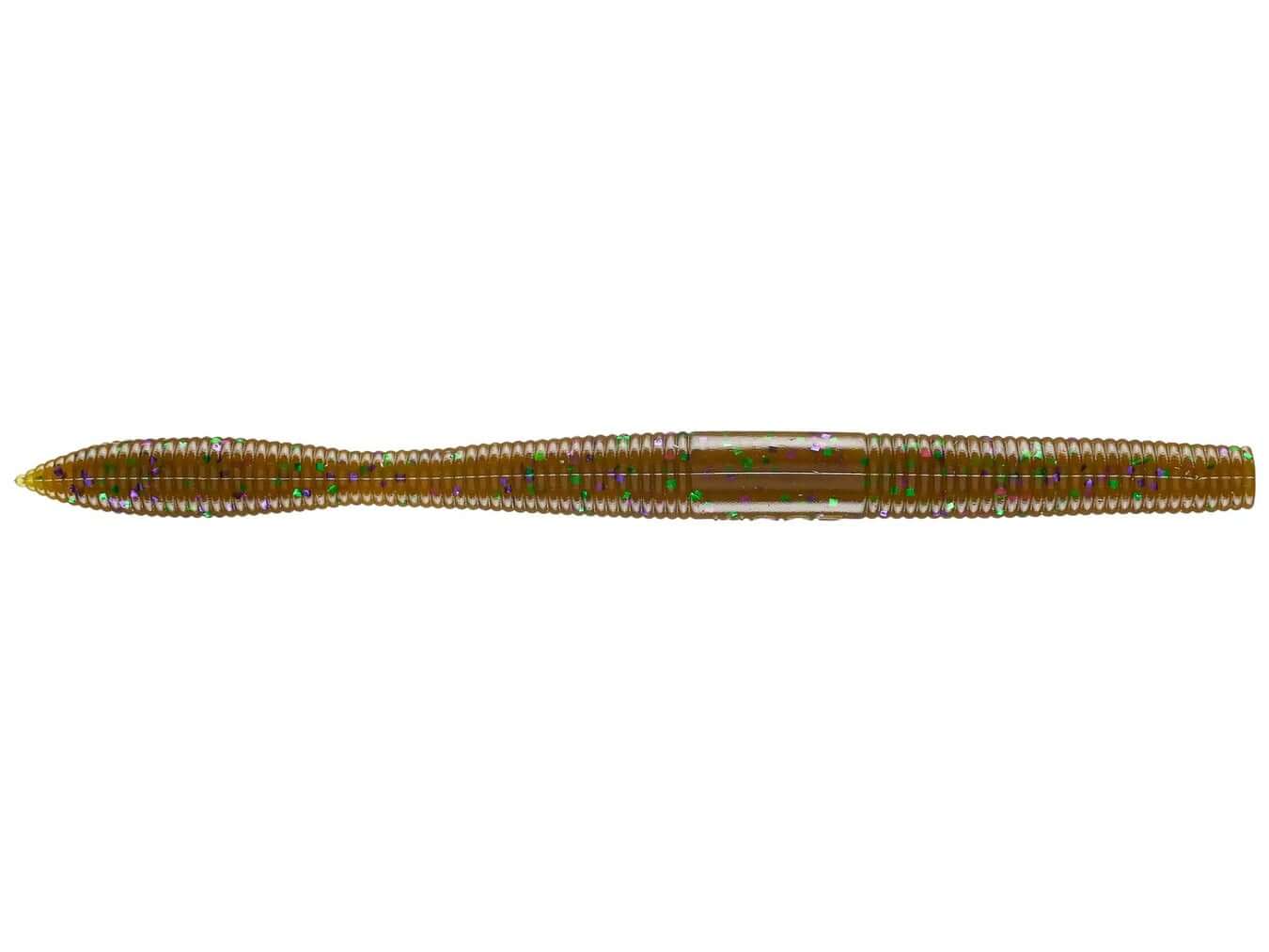 Zoom Thick Trick Worm Green Pumpkin Purple Green 349
