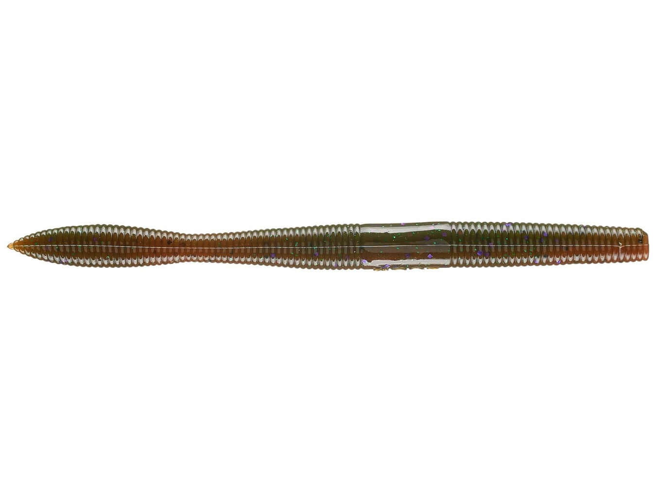 Zoom Thick Trick Worm Green Pumpkin Amber 477