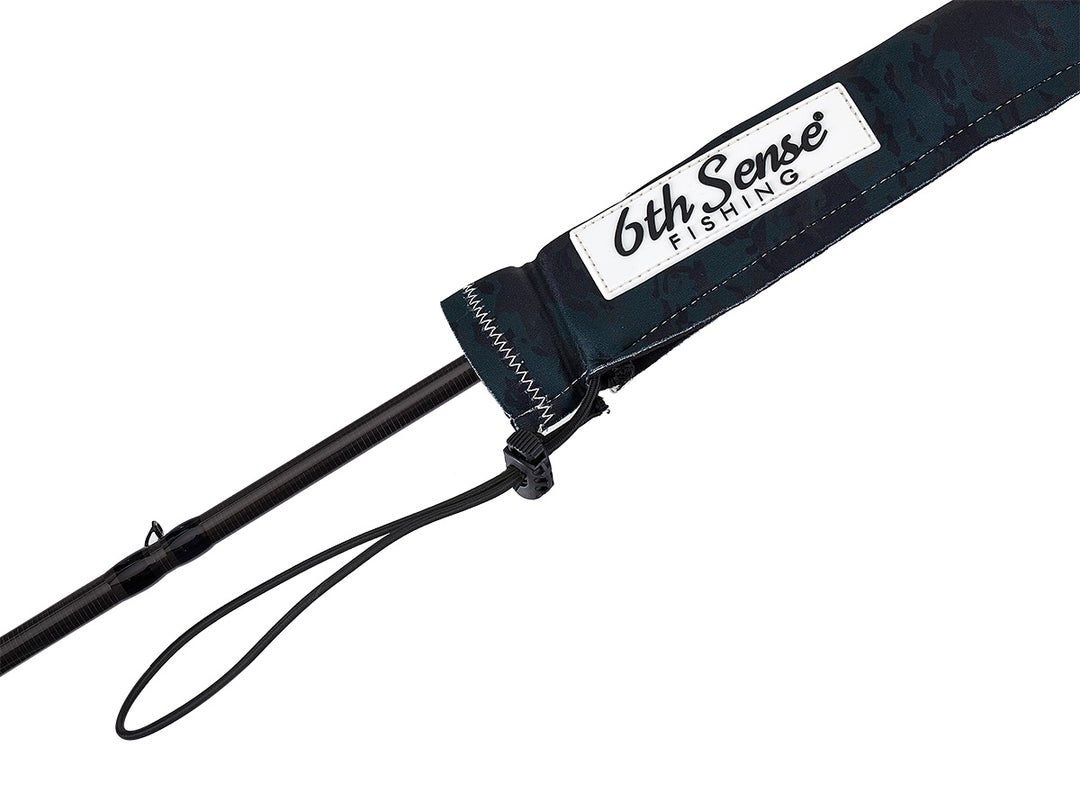 6th Sense Snag-Resistant Casting Rod Sleeves Moss Camo