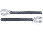 Strike King Rage Twin Tail Menace Worm 6" Smoke Gold Purple Flake
