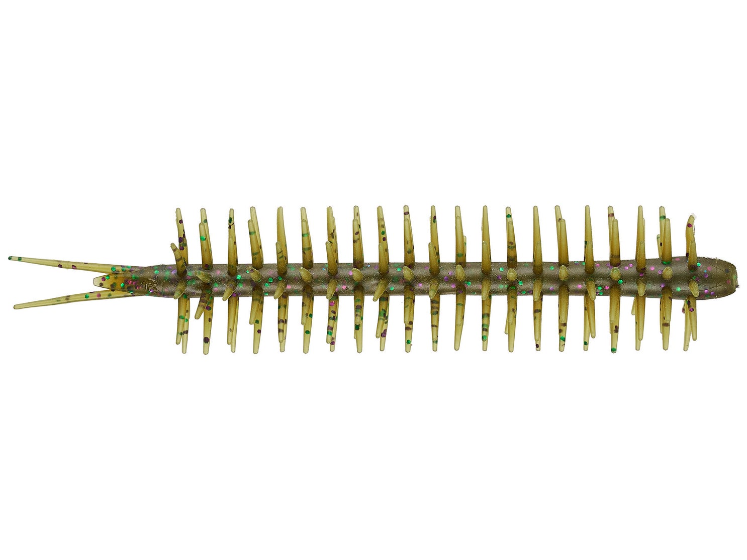 Hideup Coike Straight Elastomer Creature Bait Green Pumpkin Candy US