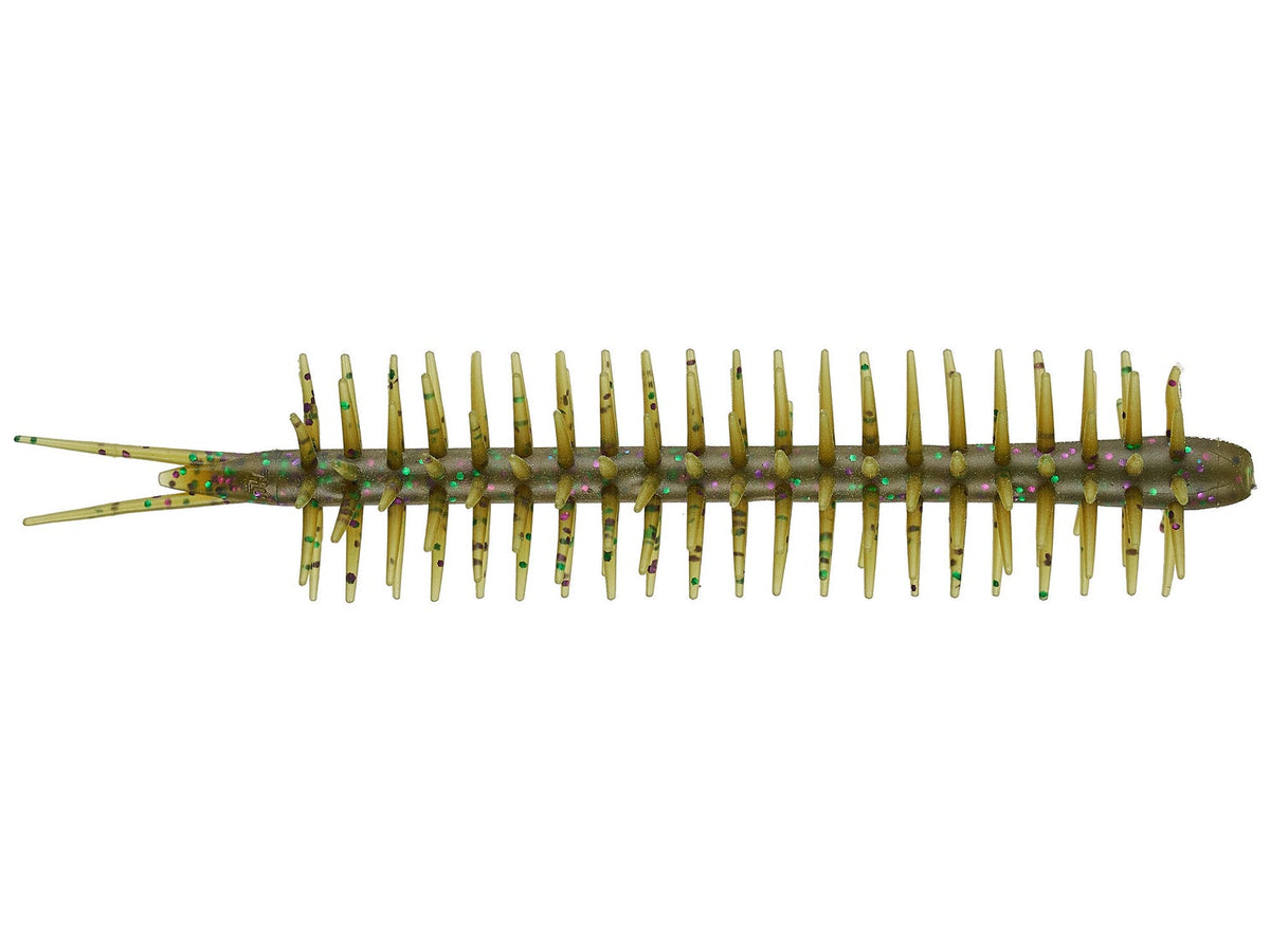 Hideup Coike Straight Elastomer Creature Bait Green Pumpkin Candy US