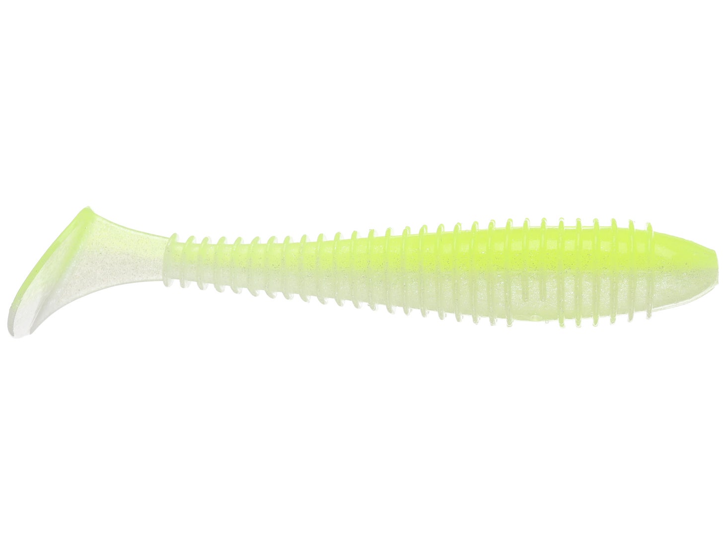 Keitech FAT Swing Impact Chartreuse Back Pearl (D) 3.8"