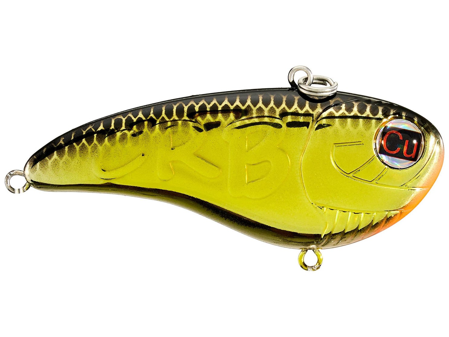Copper Red Baits Snatchin' Shad Rattling Gold Chrome