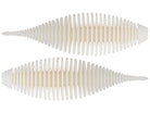 Geecrack Bellows Shad Floating Elastomer White