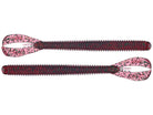 Strike King Rage Twin Tail Menace Worm 6" Red Bug