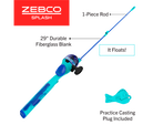 Zebco Youth Splash Floating Spincast Combo
