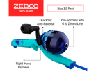 Zebco Youth Splash Floating Spincast Combo