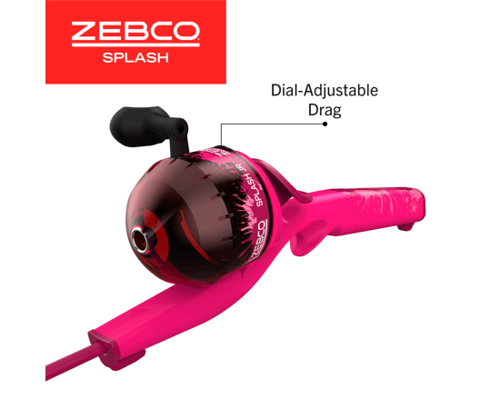 Zebco Youth Splash Floating Spincast Combo