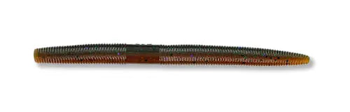 Yamamoto Senko 5” Soft Plastic Stick Bait Dark Green Pumpkin Amber Laminate - 926