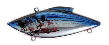Bill Lewis Mini-Trap Chrome Blue Bleeding Shad