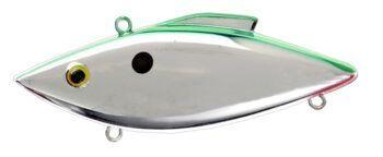 Bill Lewis Magnum Rat-L-Trap 3/4oz Chrome Green Back