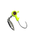 BoneHead BX Bladed Jig Heads 4pk Chartreuse 1 16oz