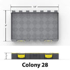 Buzbe Terminal-Colony 28 Modular Tackle Box
